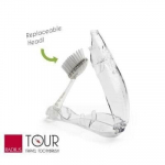 Sulankstomas dantų &scaron;epetėlis (mink&scaron;tas) Radius Tour Travel Brush, 1 vnt.