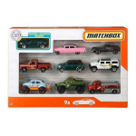 Devynių Matchbox automobilių rinkinys