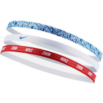 Plaukų gumelės Nike Printed Headbands, 3 vnt.