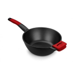 Wok keptuvė BRA PREMIERE Raudona / Juoda (&Oslash; 28 cm)