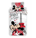 Patalynės komplektas Minnie & Mickey 140 x 200 cm + pagalvės užvalkalas 70 x 90 cm