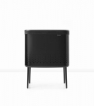 Brabantia skalbinių dėžė Bo, 60 l, juoda