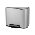 Brabantia &scaron;iuk&scaron;liadėžė Bo, 11+23 l, pilka