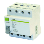 Srovės nuotėkio relė Ex9CL-N 4P 25A NOARK 100616 30mA