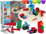 Staliukas su plastilinu ir priedais "Statybvietė" Lean Toys Engineer