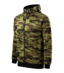 Džemperis vyrams Camo Zipper, žalias