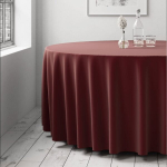 Apvali staltiesė Restly Bordo D290
