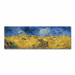 Reprodukcija Kviečių laukas su varnais (Van Gogh)
