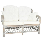 Dvivietė sofa, pilka