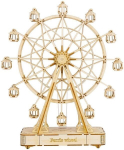 Medinis 3D galvosūkis - muzikinė dėžutė Robotime Ferris Wheel, 14m.+