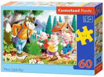 Dėlionė Three Little Pigs, 60 dalių