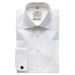 Vyri&scaron;ki mar&scaron;kiniai su dvigubais rankogaliais 19S044, balti