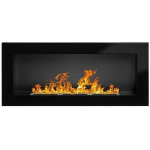 Pakabinamas įmontuojamas biožidinys Bioheat 900x400 TUV Black Less