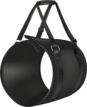 Pagalbinė kėlimo priemonė &scaron;unims Trixie, 60-65 cm, juoda