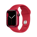 I&scaron;manusis laikrodis Apple Watch Series 7 (GPS, 45mm) - (PRODUCT)RED Aluminium Case with (PRODUCT)RED Sport Band