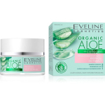 Veido kremas-gelis Eveline Organic Aloe+Collagen, 50 ml