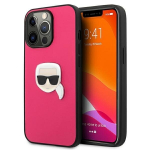 Karl Lagerfeld odinis Ikonik Karl&ldquo; dėklas iPhone 13 Pro / 13 (6.1 ) &ndash; rožinis