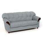 Sofa Rosa 3S, &scaron;viesiai pilka/tamsiai ruda