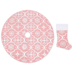Kilimėlis po eglute su kojine, 90 cm