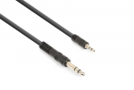 Vonyx CX330-3 kabelis 3,5 mm stereofoninis- 6,3 mm stereo 3 m