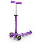 Triratis paspirtukas Micro Mini Deluxe LED Purple