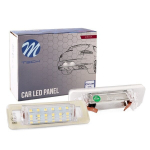 LED valstybinio numerio ap&scaron;vietimo rinkinys Valstybinio numerio ap&scaron;vietimo modulis. Automobilių modeliai: -Mercedes W202 C-Class -Mercedes W210 E-class
