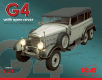 ICM - Mercedes-Benz G4 with open cover WWII German Personnel Car, 1/24, 24012