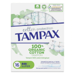 Super tamponai organic Tampax, 16 vnt