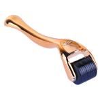 Veido mikroadatinis volelis Single Microneedle Roller Gold en Handle