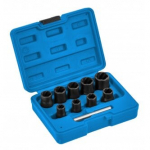 Galvučių sugadintiems varžtams komplektas 3/8, 10-19mm, HT8G401, Hogert