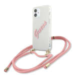 Guess GUHCP12SCRTVSPI skirtas Apple iPhone 12 mini 5,4", rožinis