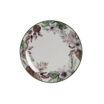 Plok&scaron;čia porceliano lėk&scaron;tė - DKD Home Decor - Balta ir žalia - 29x38x29 cm - Gėlinė - Blizgi