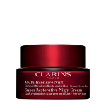 Naktinis veido kremas brandžiai ir labai sausai odai Clarins Paris Super Restorative Night Cream, 50 ml
