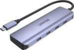 UNITEK HUB USB-C 3.1, 4X USB-C, 5 GBPS, H1107K