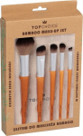 Top Choice Bamboo makiažo &scaron;epetėlių rinkinys, 5 vnt.