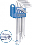 King Tony Torx Raktai su Rutuliuku, Ilgi, T10-t50, 9 vnt.
