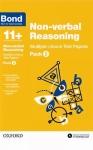 Bond 11plus: Non-verbal Reasoning: Multiple-choice Test Papers: Pack 2, Pack 2