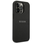 Guess GUHCP14LPSASBBK iPhone 14 Pro 6.1 black / black Saffiano Strap