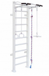 Medinė &scaron;vedi&scaron;ka gimnastikos sienelė SANRO SMILE balta, 243x64cm, -