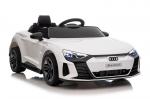 Vienvietis akumuliatorinis automobilis Audi E- Tron GT, baltas