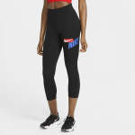 Sportinės tamprės moterims Nike, juodos