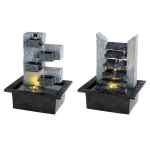 Sodo fontanas Lumineo Cascade Hartsi, pilkas