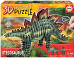 "Puzlė Sutvėrimas 3D 82 dalys: Stegosaurus"
