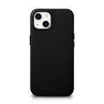 Magnetinis odinis dėklas iPhone 14 Plus su MagSafe, juodas