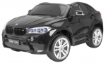 Dvivietis elektromobilis BMW X6M XXL, juodas
