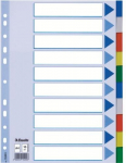 Esselte A4 spalvotos skirtukai, 1-20, Pp, 15263