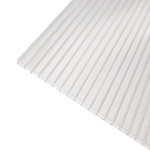 Kanalinis polikarbonatas 4mm, skaidrus, 1,05 x 4 m