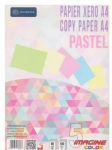 Spalvotas A4 formato popierius, 100 lapų, 5 pastelės spalvos