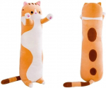 Pliu&scaron;inis žaislas katinas Airi, rudas, 90 cm