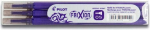 Pilot Frixion Point 0.5 mm violet refill, 3 pcs